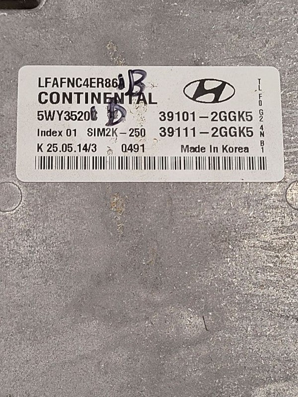 Engine ECM Electronic Control Module 2.4L Fits 15-17 SONATA 647498 5WY