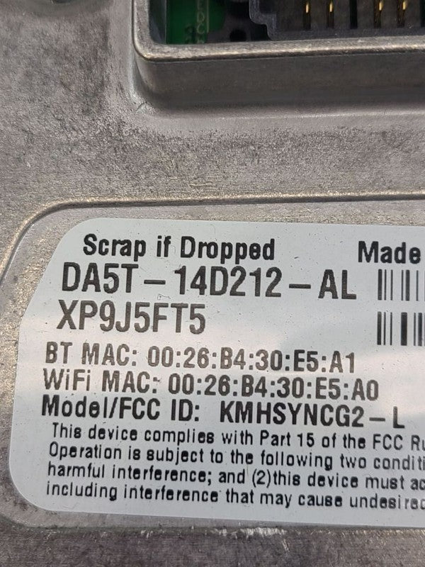 Chassis ECM Communication Voice Recognition Fits 13-14 FORD F150 PICKU