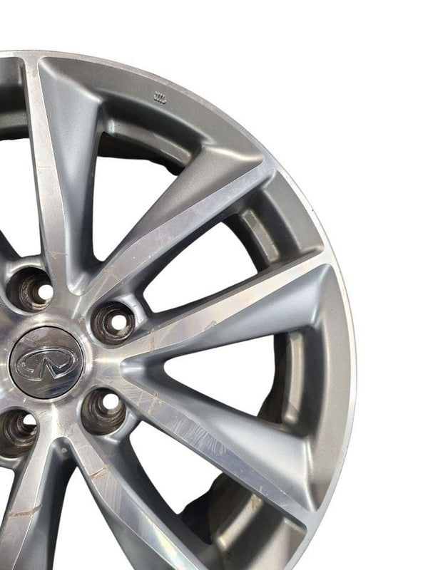 Wheel 17x7-1/2 Alloy 5 V Spoke Machined Fits 16-21 INFINITI Q50 632963