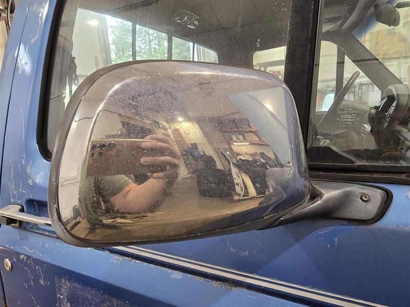 Passenger Side View Mirror Manual Pedestal Fits 92-97 FORD F250 PICKUP