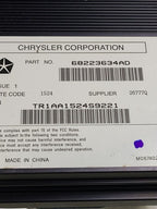 Audio Equipment Radio Amplifier Fits 15-17 200 644860