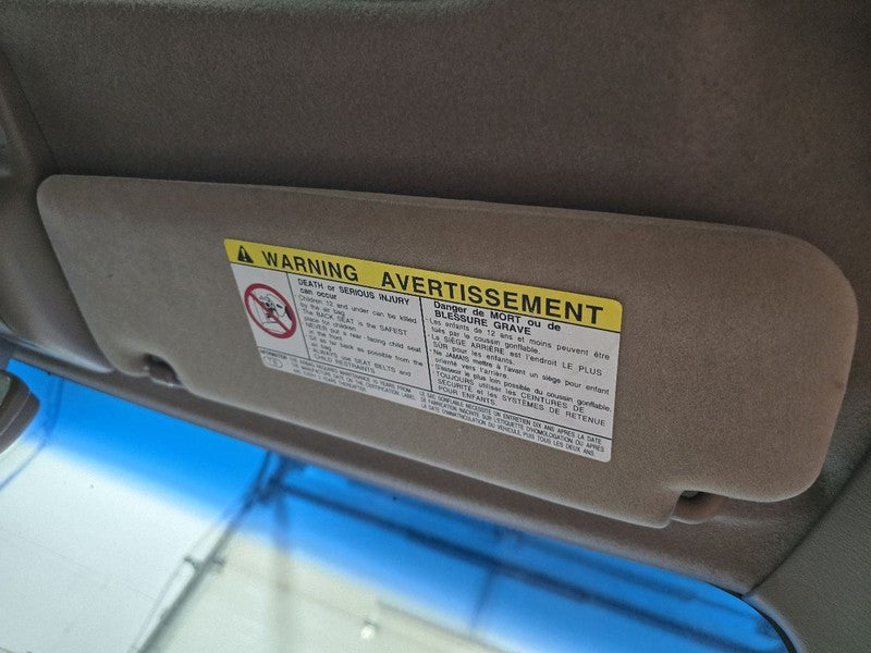 Passenger Right Sun Visor With Illumination Fits 99-00 4 RUNNER 621854