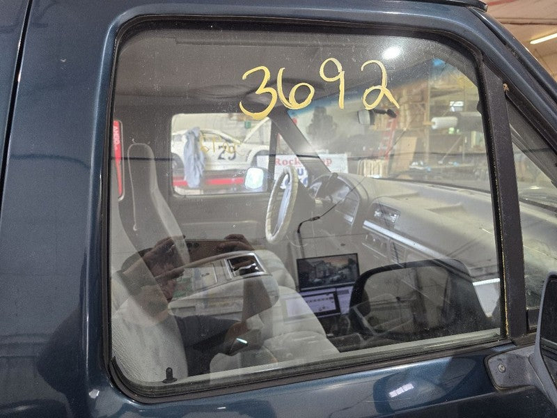 Passenger Front Door Glass From 8501 GVW Fits 94-97 FORD F250 PICKUP 6