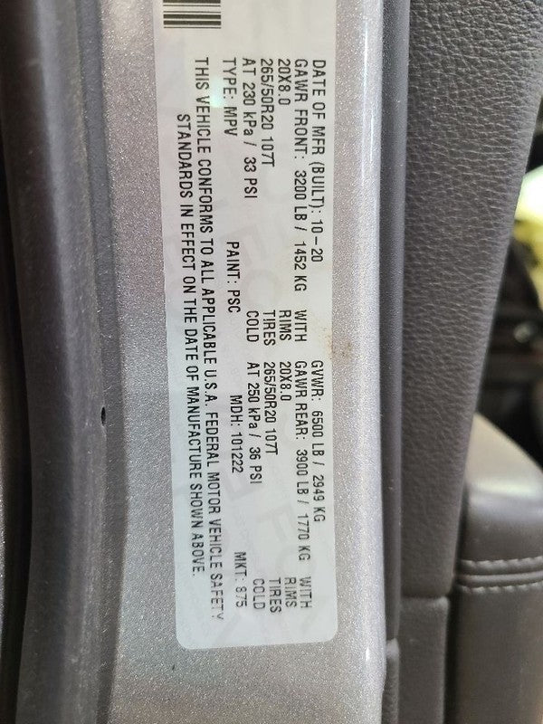 Anti-Lock Brake Part Without Police Package Fits 21-24 DURANGO 671557