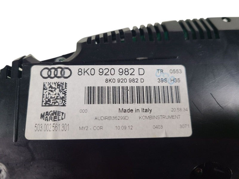 Speedometer Sedan MPH Multifunction Display Opt 9Q8 Fits 13 AUDI A4 64