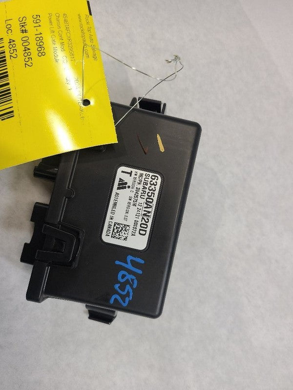 Chassis ECM Door Power Gate Control Left Hand Quarter Fits 23 LEGACY 6
