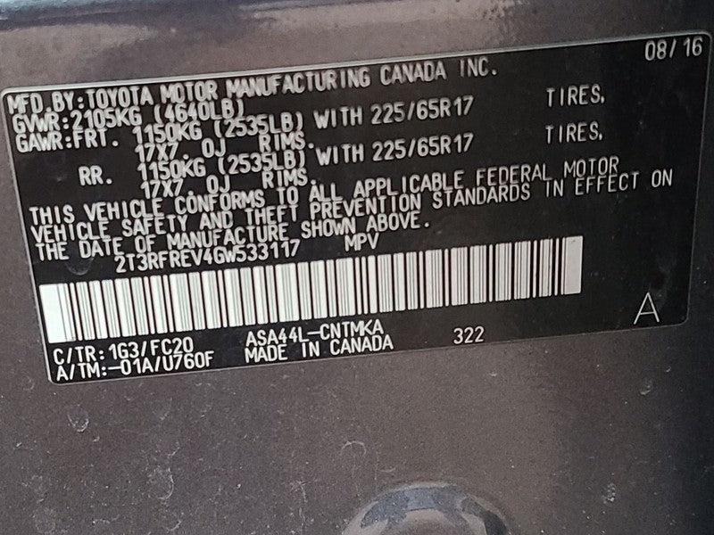 Driver Rear Side Door Electric Windows Fits 13-18 RAV4 655091