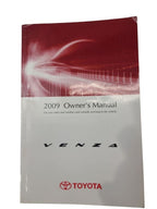 VENZA     2009 Owners Manual 628735