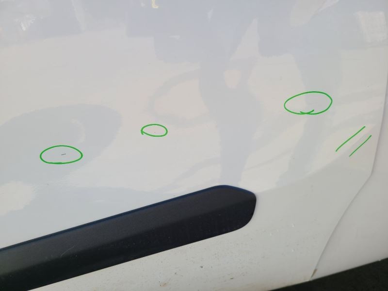 Driver Rear Side Door Sliding With Panel Fits 15-19 PROMASTER CITY 601