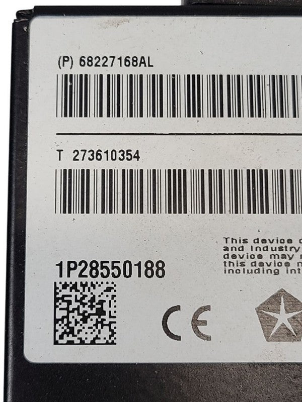 PACIFICA  2017 Chassis ECM 610334