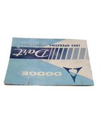DART      1963 Owners Manual 671278