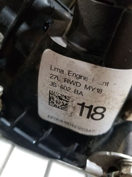 Engine 2.7L VIN P 8th Digit Turbo Fits 19-20 FORD F150 PICKUP 541851