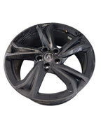 Wheel 19x8 Alloy 5 Twisted Spoke Painted Black Fits 23-26 INTEGRA 6713
