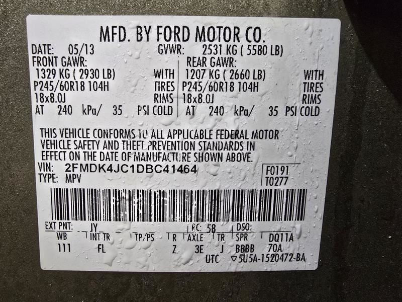 Audio Equipment Radio Control Panel ID DT4T-18A802-DA Fits 13 EDGE 608