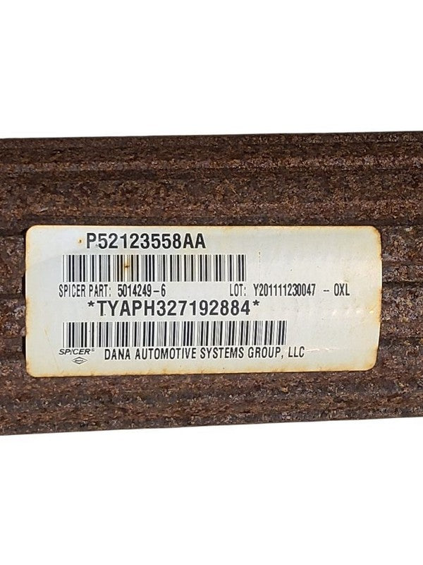 Rear Drive Shaft 4WD VIN W 6th Digit Jk Body 4 Door Fits 12-18 WRANGLE