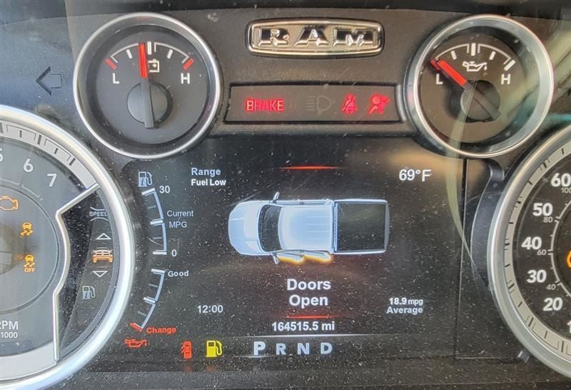 Speedometer Cluster MPH 120 Ram Emblem Fits 15 DODGE 3500 PICKUP 41419