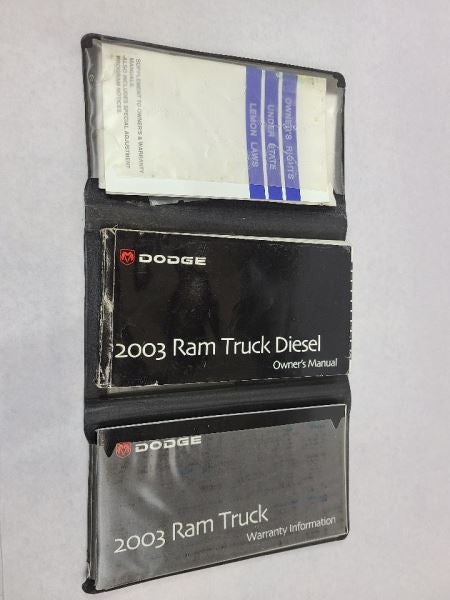 RAM2500   2003 Owners Manual 554245