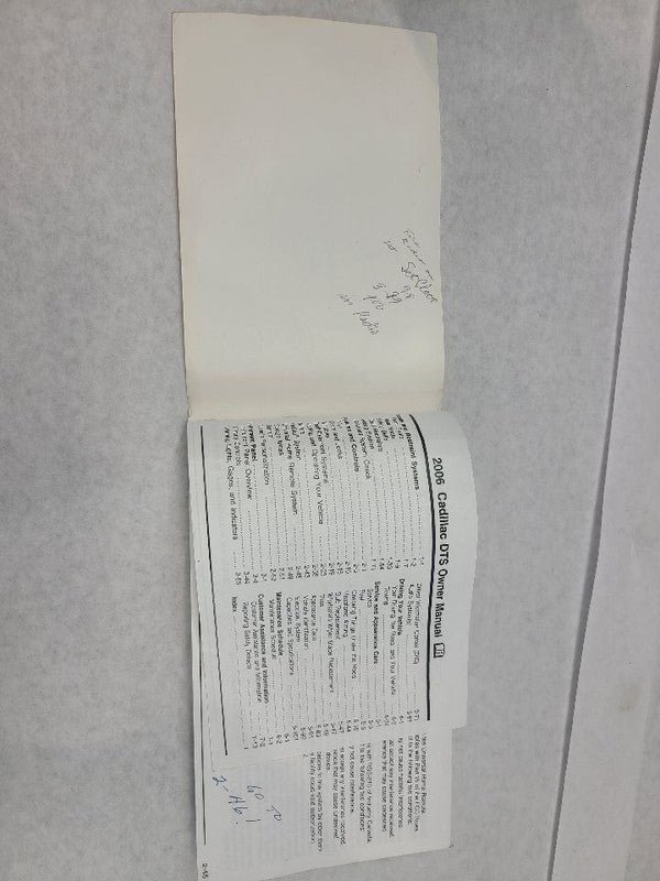DTS       2006 Owners Manual 603523