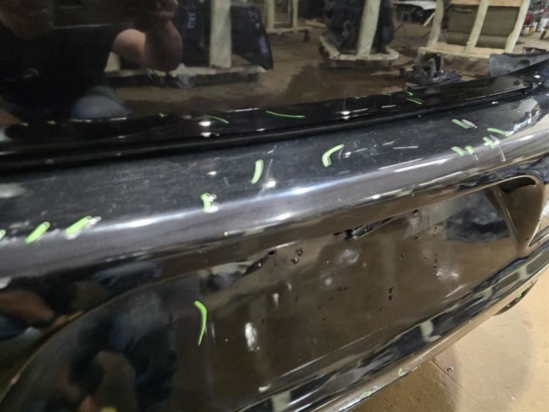 Rear Bumper Dual Rectangular Exhaust Cutouts Fits 15-18 CHARGER 585172