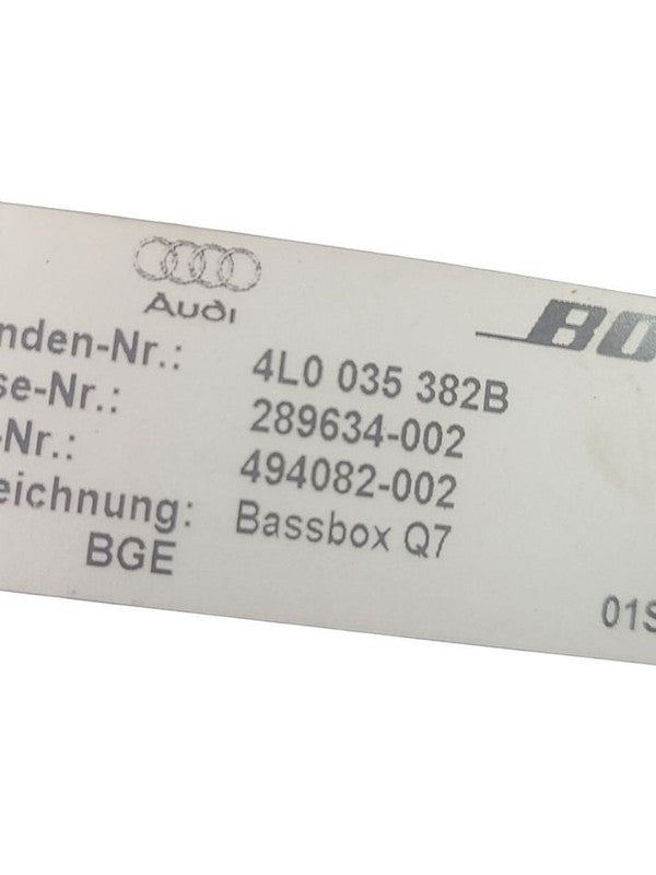 Q7 AUDI   2010 Speaker 637837