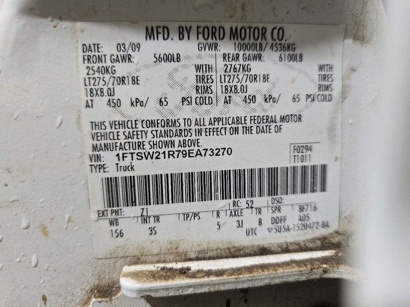 Driver Door Handle Exterior Door Rear Fits 99-16 FORD F250SD PICKUP 62