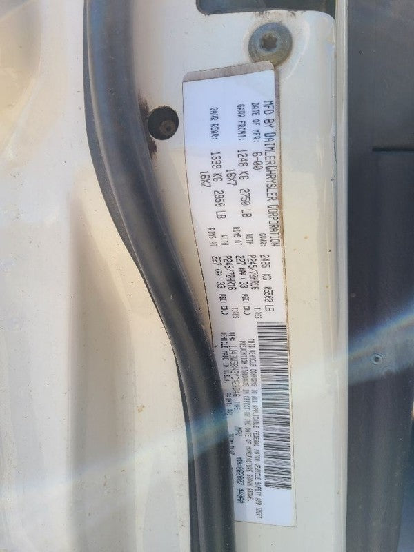 Seat Belt Front Bucket Seat Driver Retractor Fits 00-04 GRAND CHEROKEE