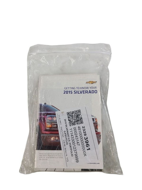 SILVRDO15 2015 Owners Manual 641476