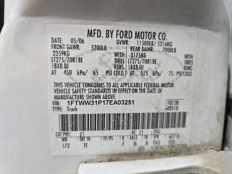 Hood Fits 99-07 FORD F250SD PICKUP 648248