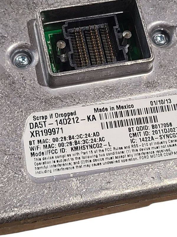 Chassis ECM Communication Voice Recognition Fits 14-18 TRANSIT CONNECT