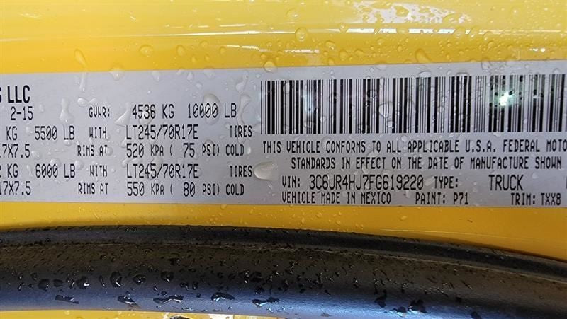Rear Axle 2WD American 11.5" 3.73 Ratio Fits 14-18 DODGE 2500 PICKUP 4