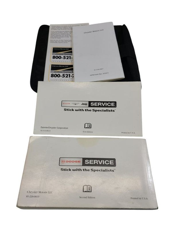 CARAVAN   2008 Owners Manual 607690
