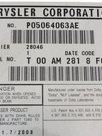 Info-GPS-TV Screen Player DVD Fits 08-12 CARAVAN 599242