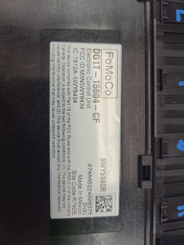 TAURUS    2013 Chassis ECM 605331