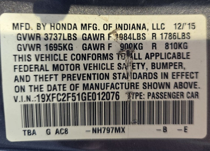 CIVIC     2016 Owners Manual 638769