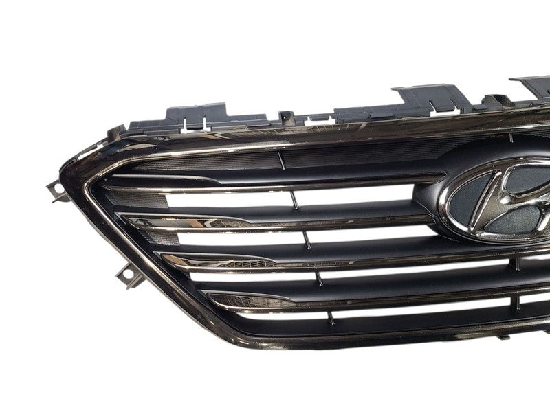 Grille Center Upper 4 Bars Chrome Fits 15-17 SONATA 647406