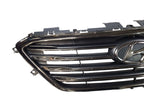 Grille Center Upper 4 Bars Chrome Fits 15-17 SONATA 647406