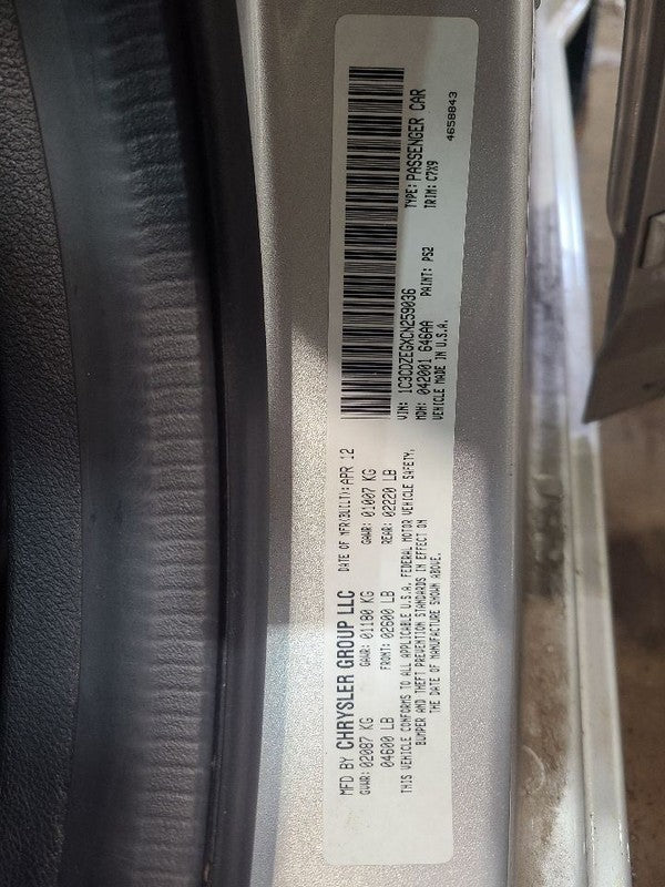 Seat Belt Front Bucket Seat Passenger Buckle Fits 08-13 AVENGER 616016