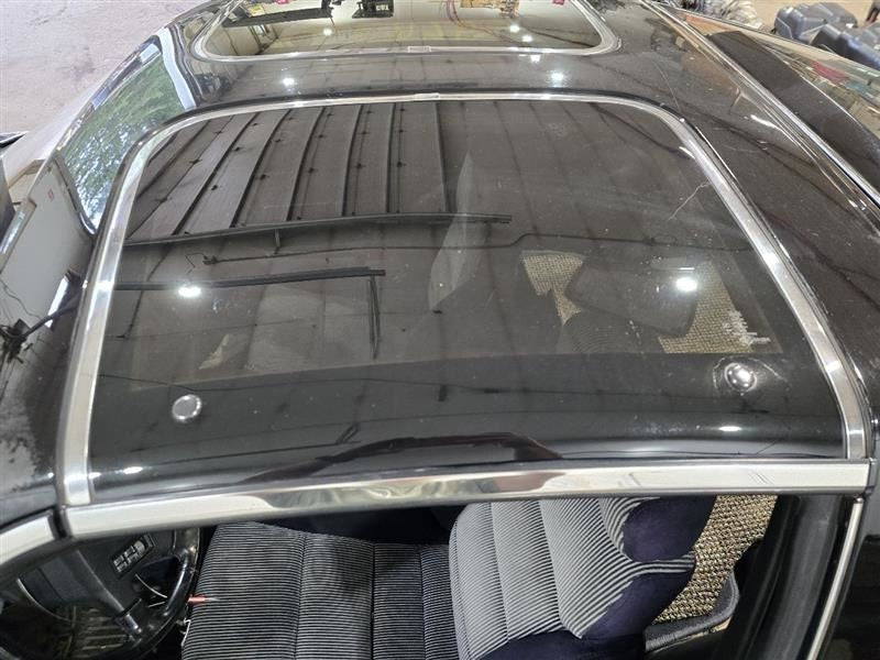Driver Roof Glass 2 Passenger Bronze Chrome Moulding Fits 84-89 300ZX 