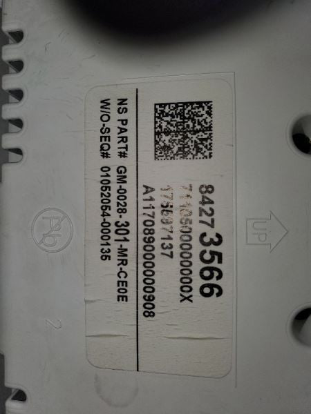 Speedometer Cluster MPH And KPH Opt Udd ID 84272366 Fits 17 IMPALA 252