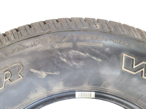 1 Used Tire  225 75 15 Goodyear Wrangler 13/32 669088