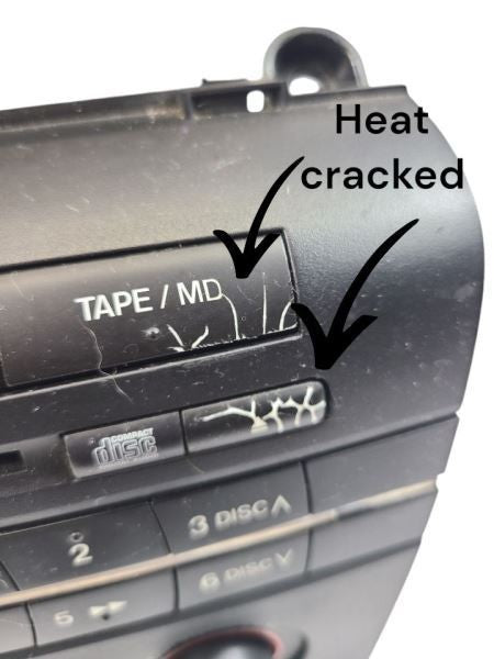 Audio Equipment Radio Tuner And Receiver With Trim Panel Fits 05 MAZDA