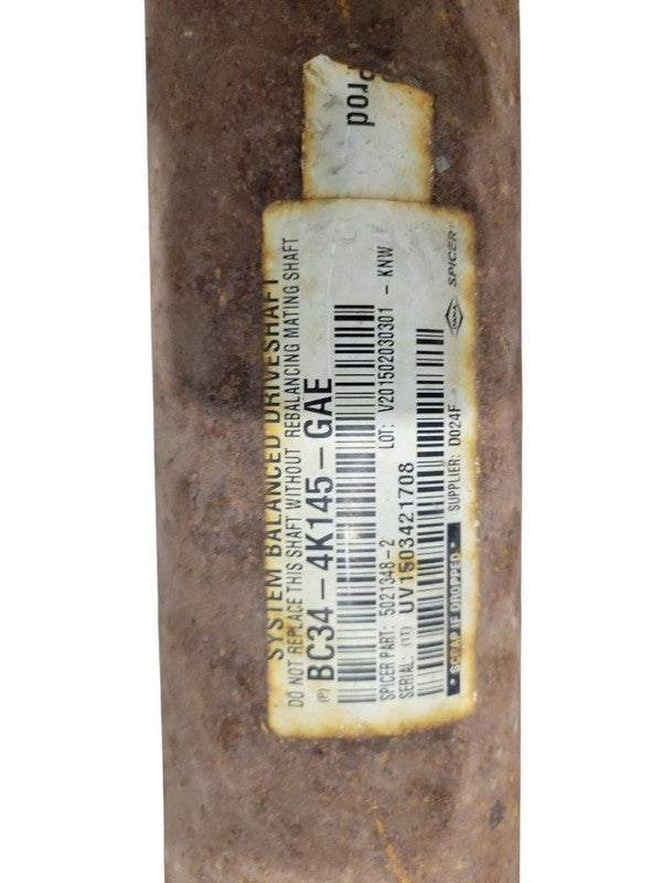 Rear Drive Shaft 158" Wb Assembly 2WD 6.2L Fits 11-16 FORD F250SD PICK