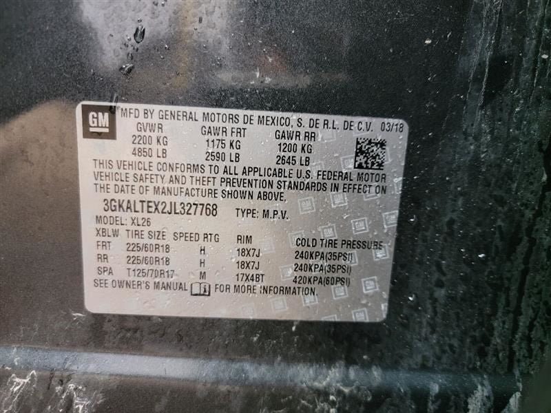 Speedometer MPH ID 84424072 Fits 18-19 TERRAIN 557200
