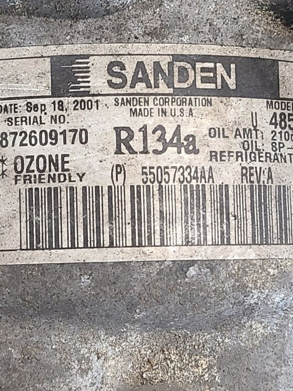 AC Compressor Fits 02-03 DAKOTA 663318