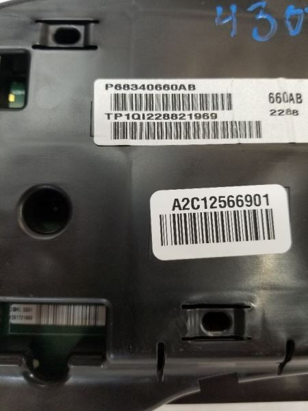 Speedometer Cluster MPH 120 Fits 18 DODGE 2500 PICKUP 551108 68340660A
