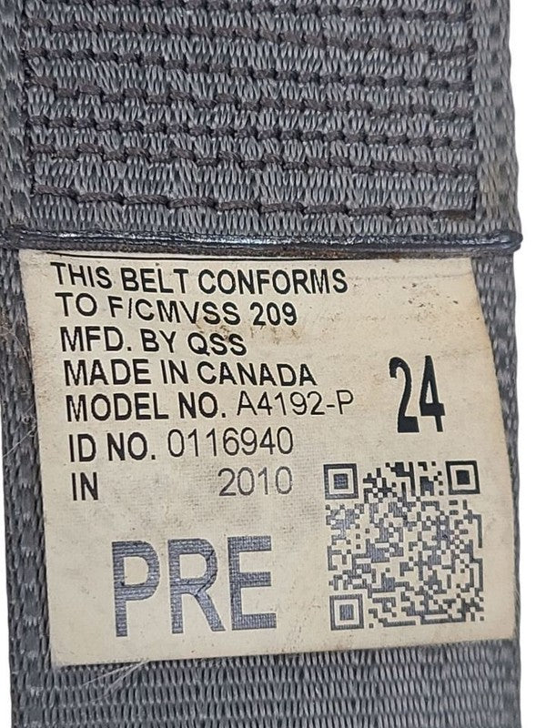 Seat Belt Front 40/20/40 Seat Crew Cab 4 Door Fits 10-13 TUNDRA 628413