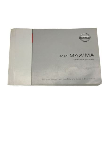 MAXIMA    2016 Owners Manual 600071