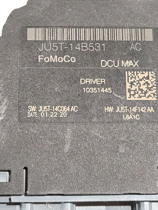 Driver Chassis ECM Door ID JU5T-14B531-AA Fits 18-20 FUSION 633191