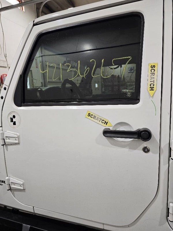 Driver Front Door VIN W 6th Digit Jk Body Full Door Fits 11-18 WRANGLE