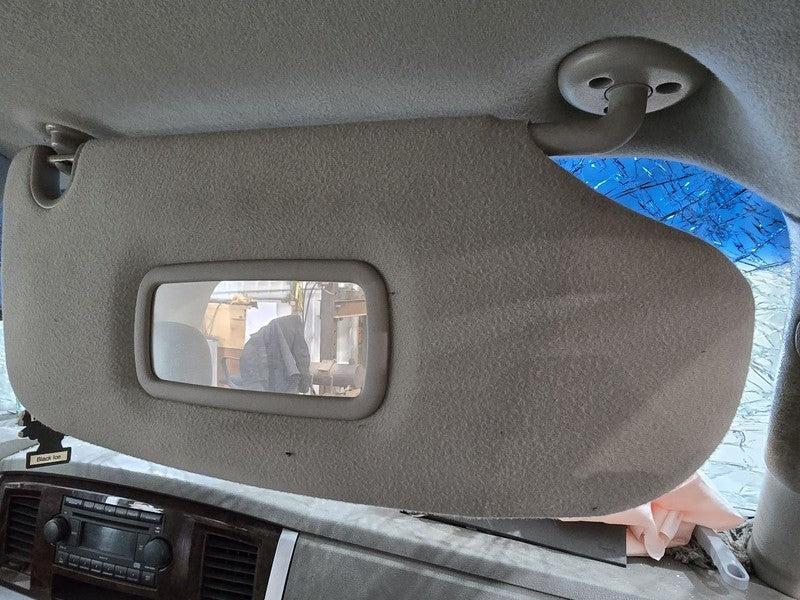 Passenger Sun Visor Regular Cab 2 Door Fits 09-12 DODGE 1500 PICKUP 61
